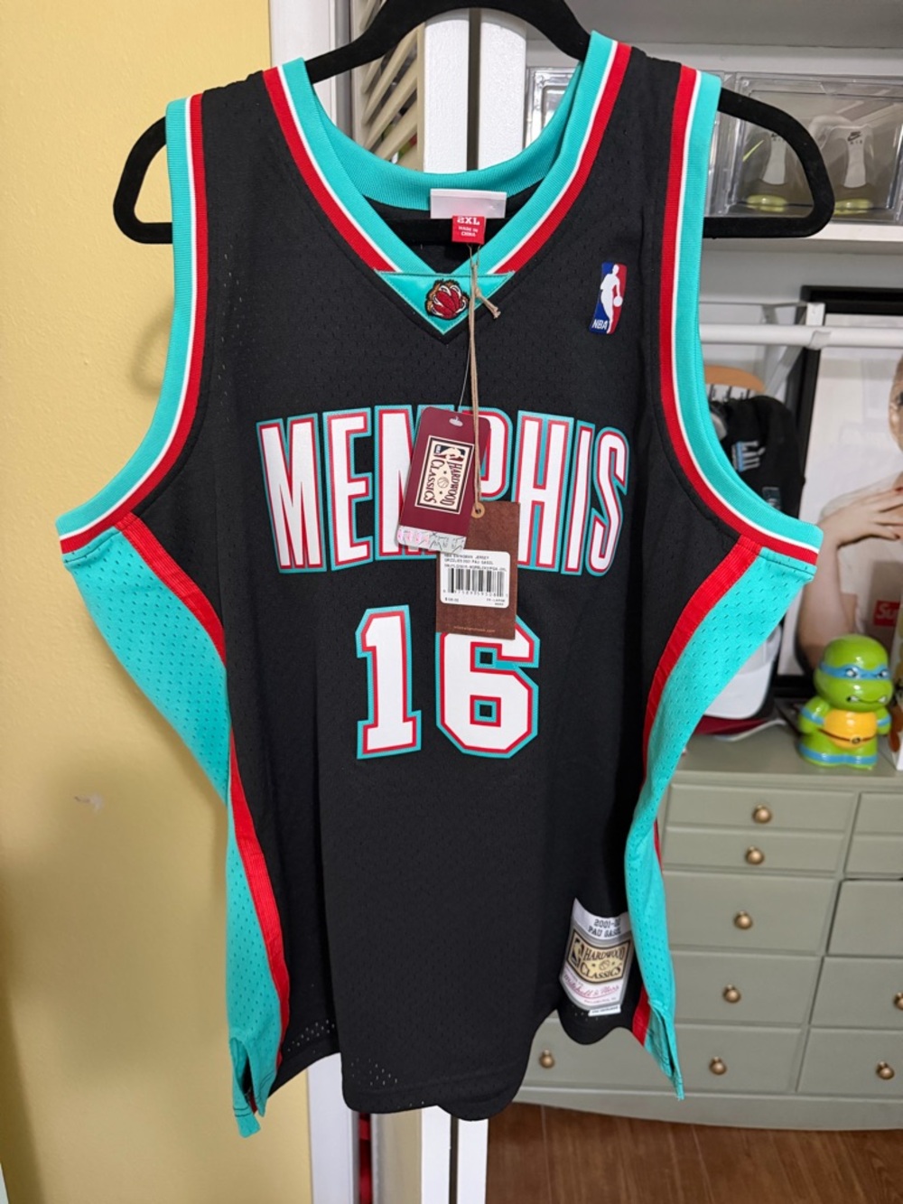 Mitchell & Ness Pau Gasol Memphis Grizzlies Jersey XXL new